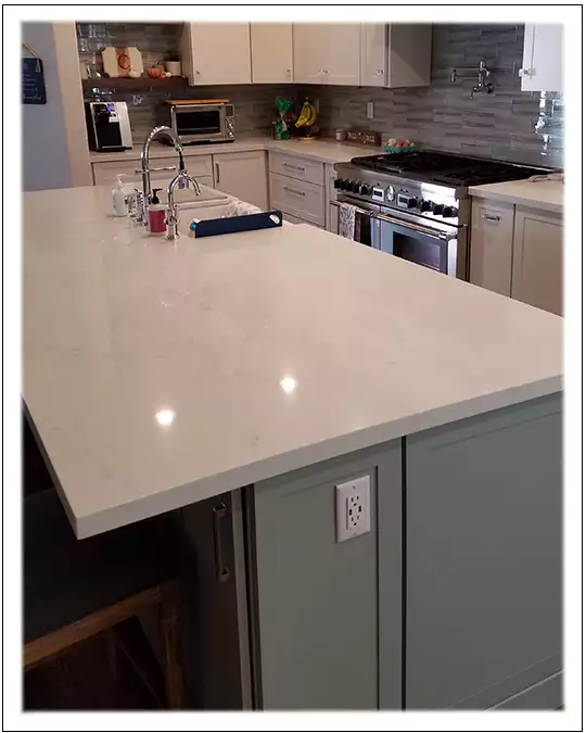 Quartz Kitchen Island Countertop