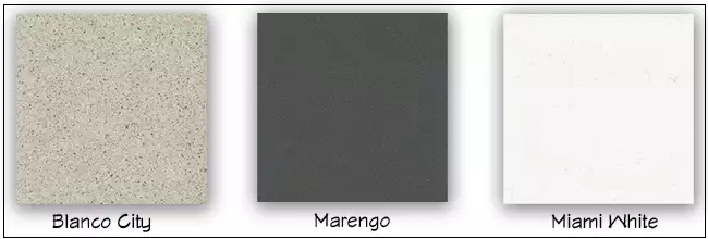 Quartz countertop Samples Group 1