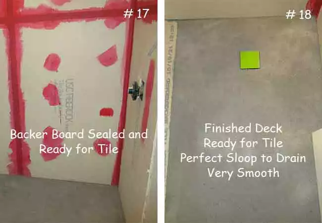 Sealing the Joints of the Backer Board